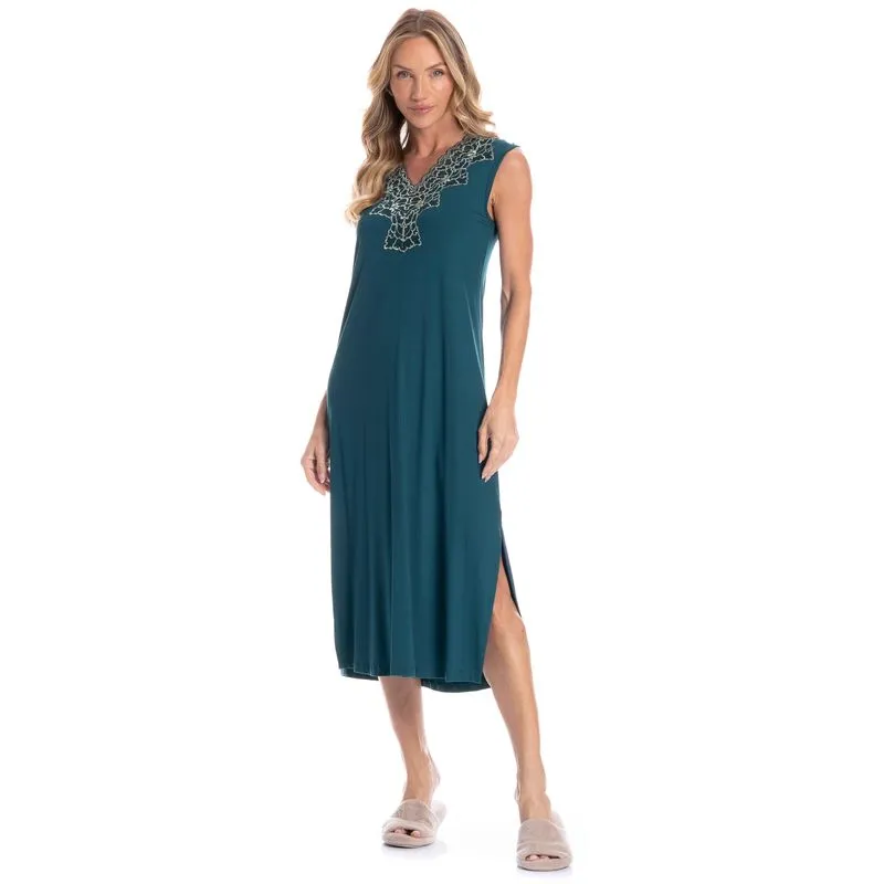 Camisão Midi Regata Alana Verde/M