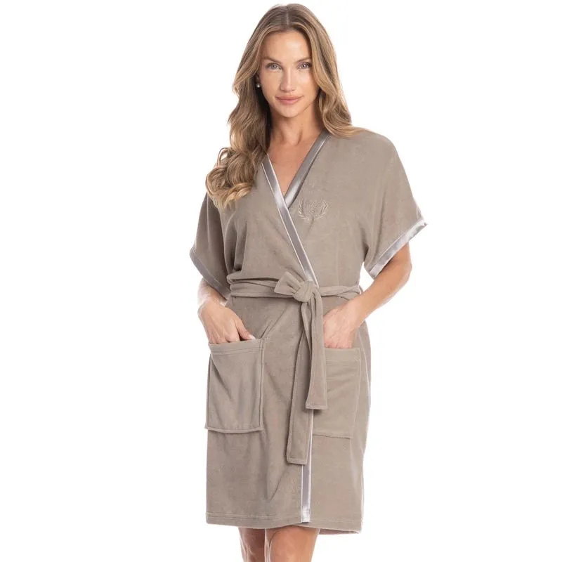 Robe Feminino Curto Olívia Bege/GG