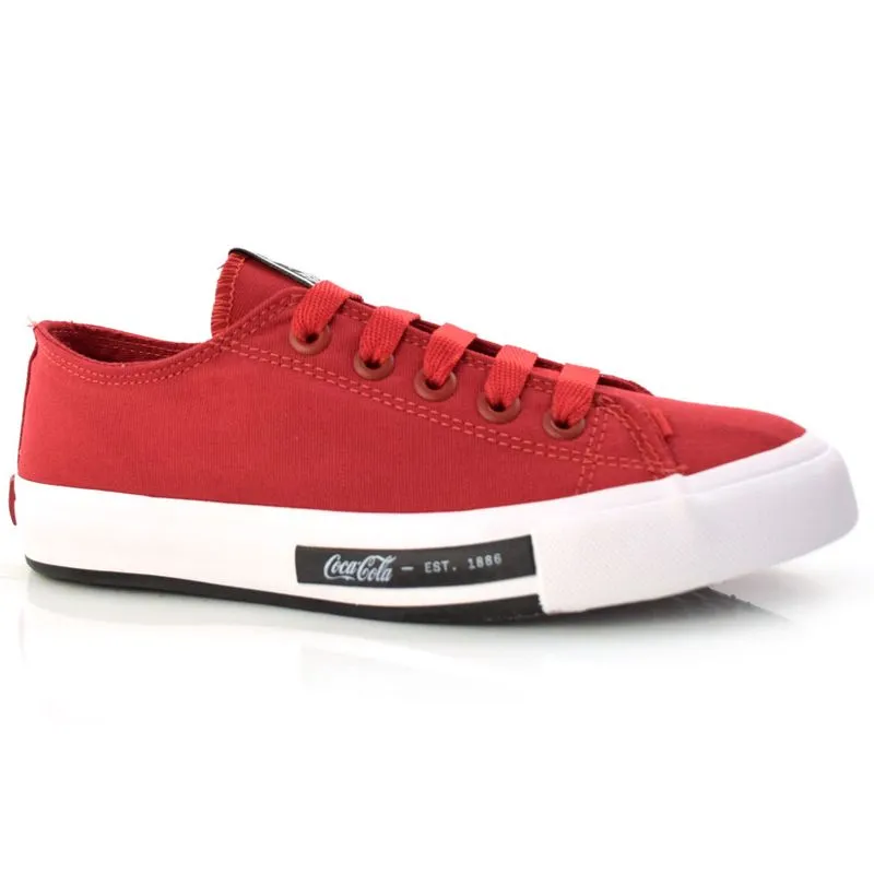 Tênis Feminino Coca Cola Daytona Vermelho CC1947 37