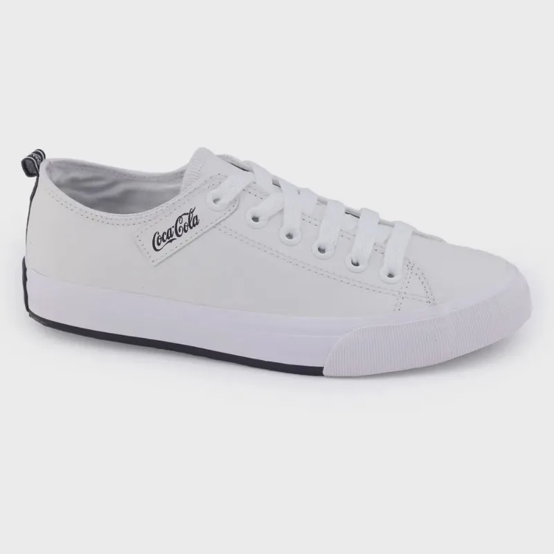 Tênis Casual Coca Cola Shoes CC1902 Atlanta Leather Coke