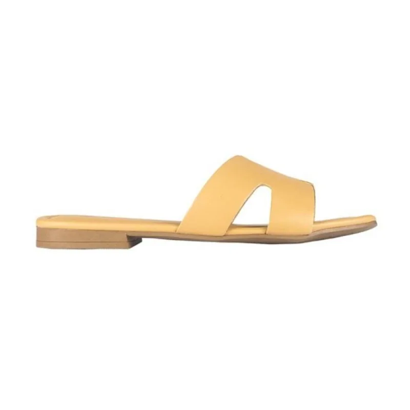 Sandália Via Uno Rasteira Tira H 35 / Bege