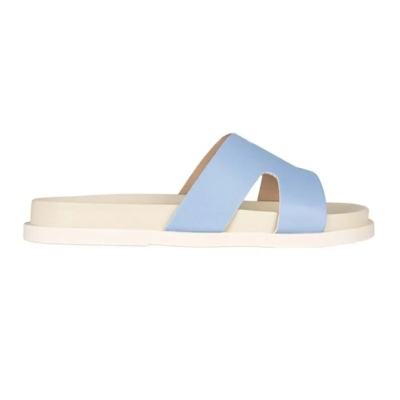 Sandália Via Uno Papete Tira H 38 / Azul