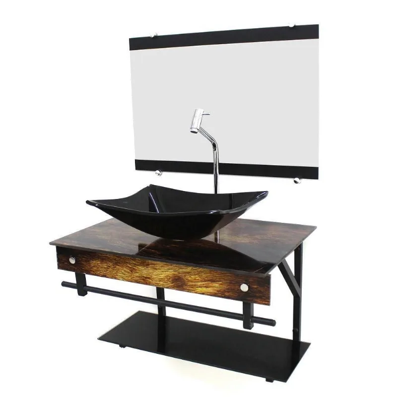Conj Vidro Cuba Banc Gm60apx M. Rust