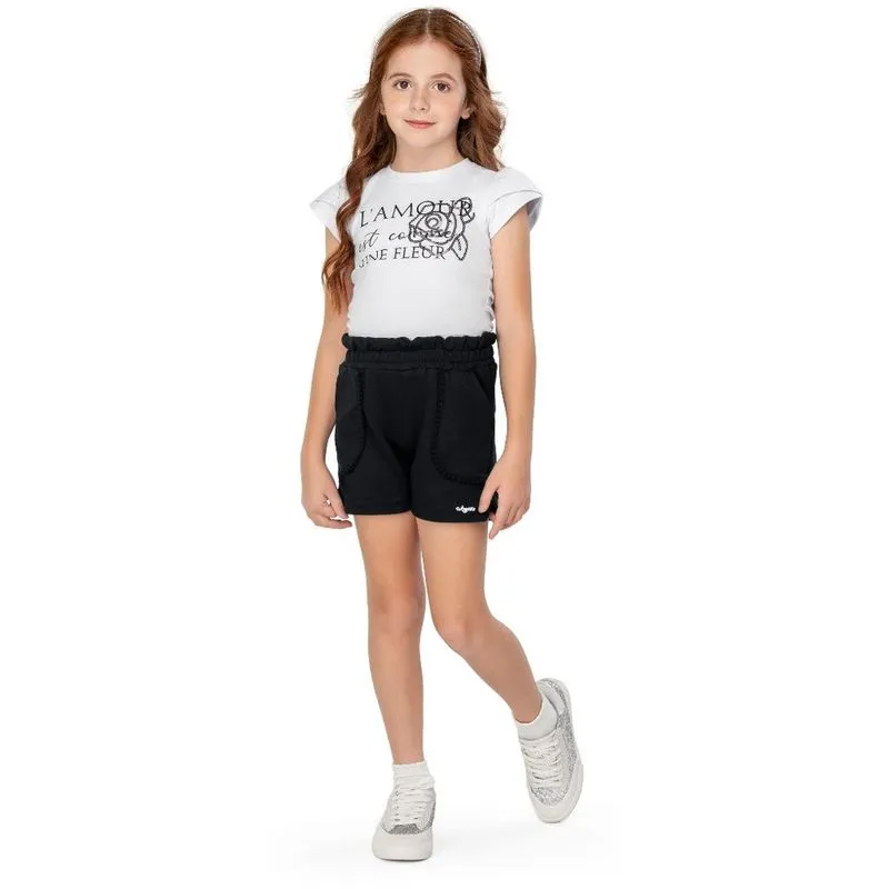 Shorts Moletinho Love