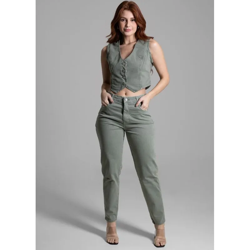 Calça Sarja Sawary Mom - 274585