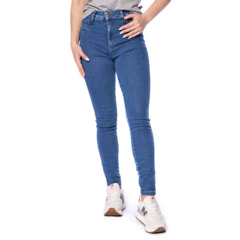 Calça Jeans Feminina Sawary Levanta Bumbum Azul - 40