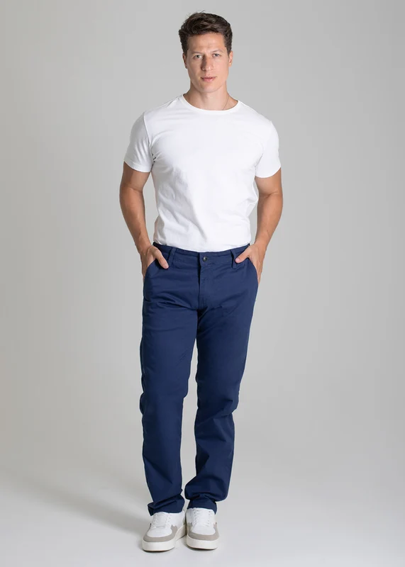 Calça Sarja Sawary Skinny - 279499 AZUL AZUL / 46