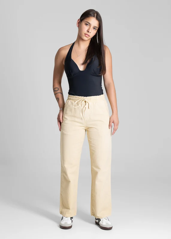 Calça Sarja Sawary Reta - 281433 AMARELO AMARELO / 36