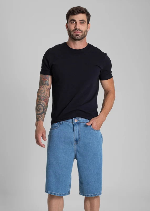 Bermuda Jeans Sawary - 282435 AZUL AZUL / 40