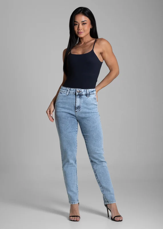 Calça Jeans Sawary Reta - 282449 AZUL AZUL / 36