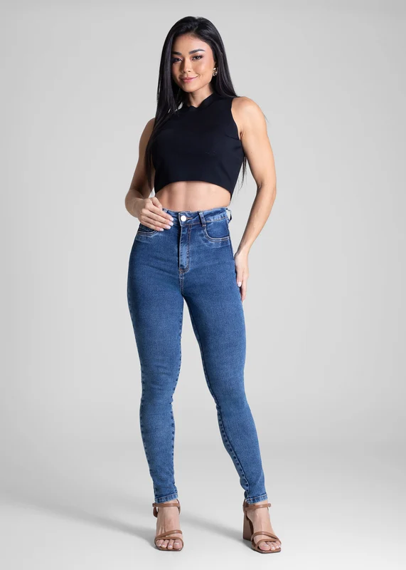 Calça Jeans Sawary Super Lipo - 283006 AZUL AZUL / 40