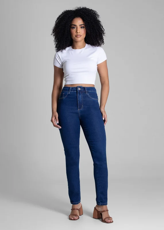 Calça Jeans Sawary Push Up - 282999 AZUL AZUL / 40