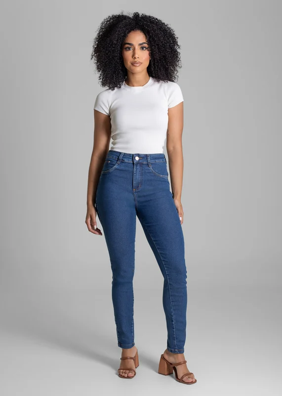 Calça Jeans Sawary Heart - 282227 AZUL AZUL / 36