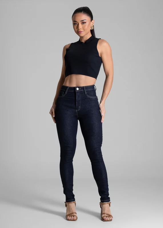 Calça Jeans Sawary Modela Bumbum - 283391 AZUL AZUL / 46
