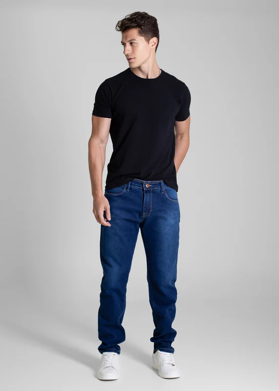 Calça Jeans Sawary Slim - 282472 AZUL AZUL / 48