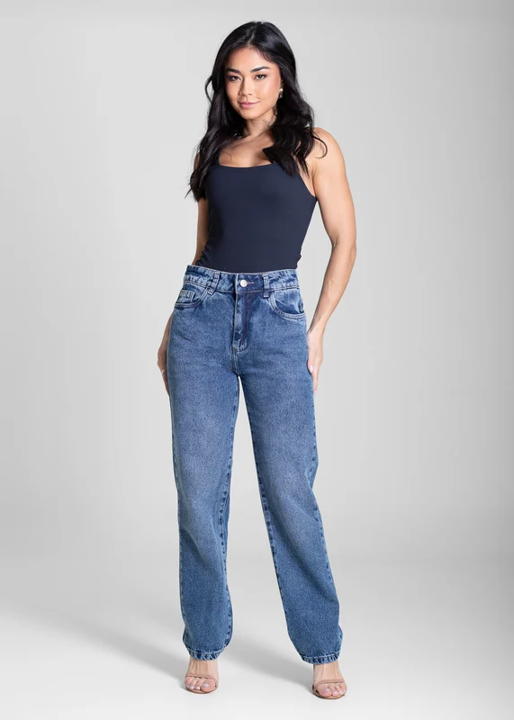 Calça Jeans Sawary Reta - 283215 AZUL AZUL / 46