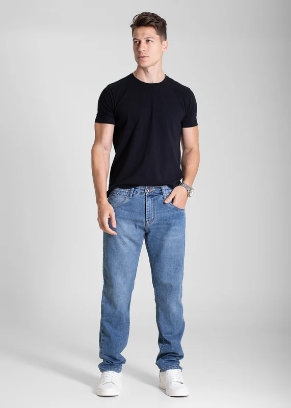 Calça Jeans Sawary Slim - 282276 AZUL AZUL / 46