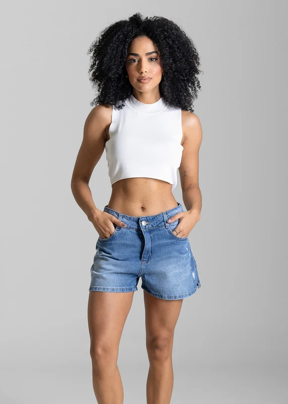 Shorts Jeans Sawary Destroyed - 283793 AZUL AZUL / 44