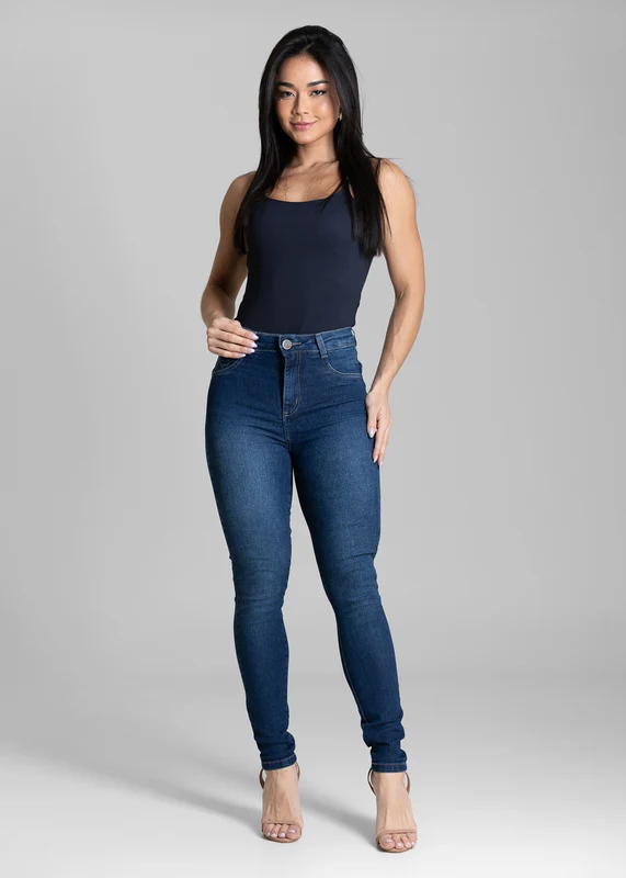 Calça Jeans Sawary Heart - 283956 AZUL AZUL / 40
