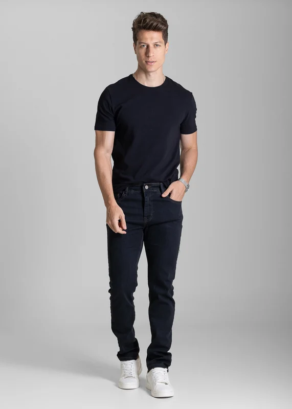 Calça Jeans Sawary Slim - 284013 PRETO PRETO / 42