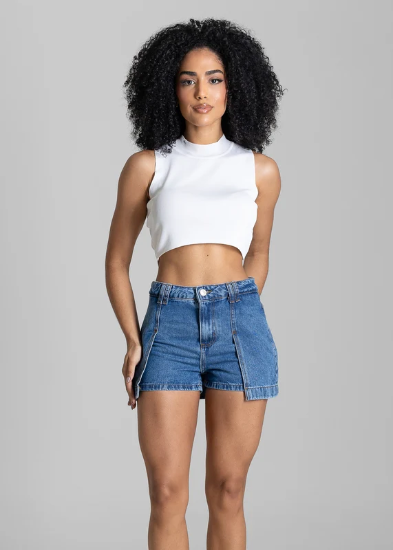 Shorts Saia Jeans Sawary - 283202 AZUL AZUL / 38