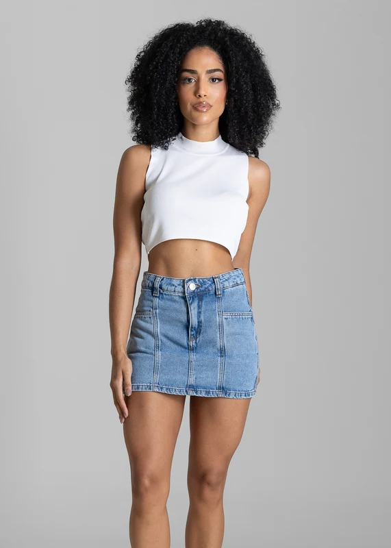 Shorts Saia Jeans Sawary - 282835 AZUL AZUL / 36