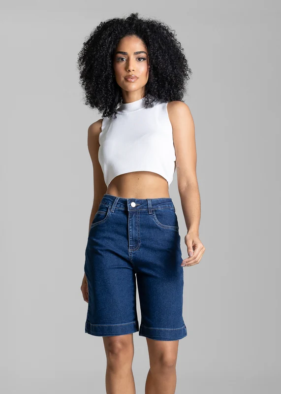 Bermuda Jeans Sawary - 284110 AZUL AZUL / 44