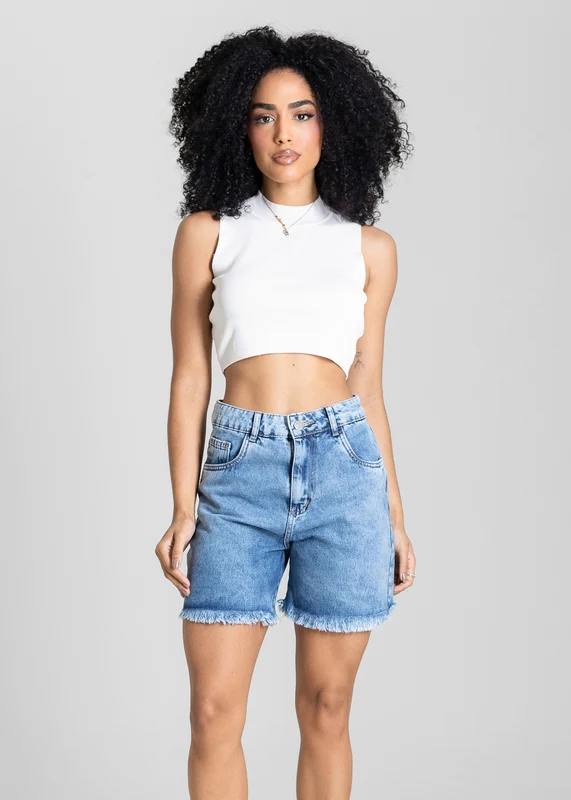 Shorts Jeans Sawary - 284141 AZUL AZUL / 38