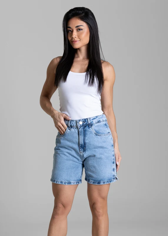 Shorts Jeans Fenda Sawary - 284270 AZUL AZUL / 44