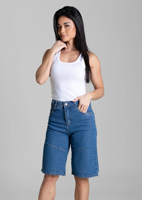 Bermuda Jeans Jorts Sawary - 284326 AZUL AZUL / 40