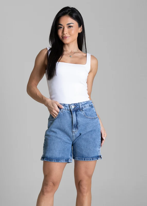 Shorts Jeans Fenda Sawary - 284519 AZUL AZUL / 40
