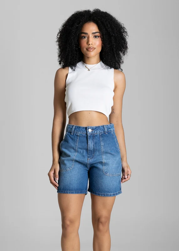 Shorts Jeans Sawary - 284540 AZUL AZUL / 38