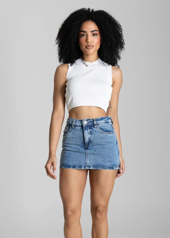 Shorts Saia Jeans Sawary - 282837 AZUL AZUL / 42