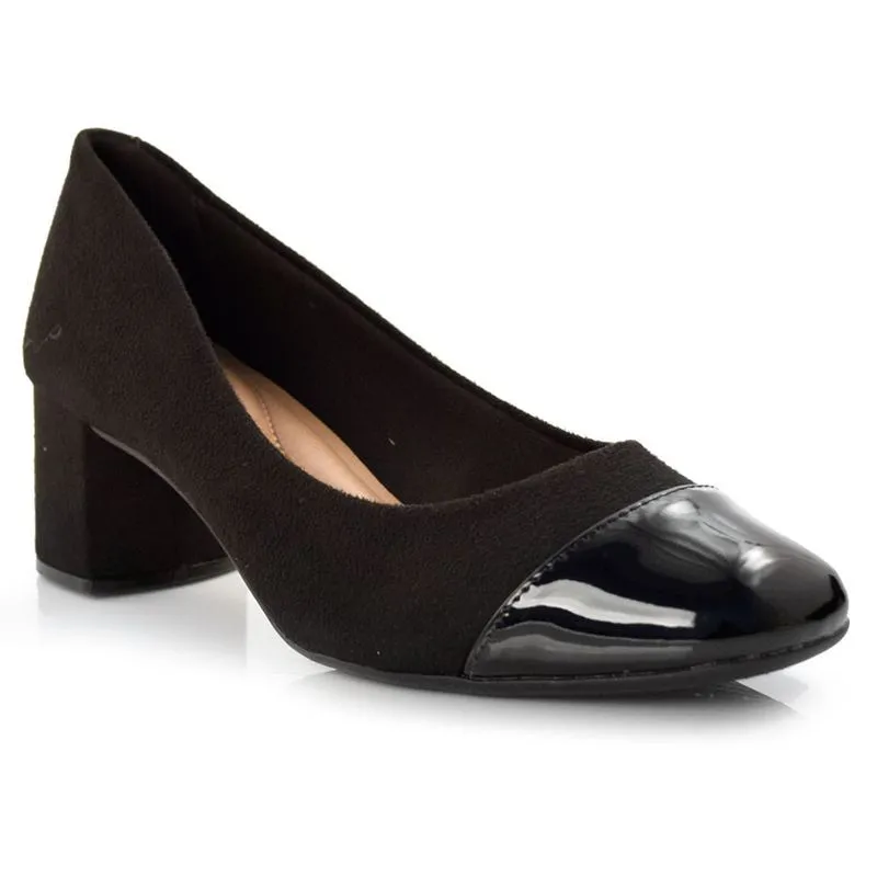 Scarpin Feminino de Salto Bloco Beira Rio Preto 4270101-13972 36