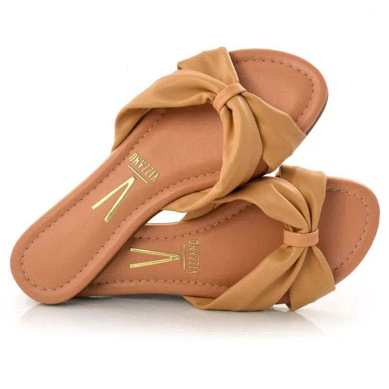 Tamanco Rasteira Feminino Vizzano Marrom 6371327-18621 39