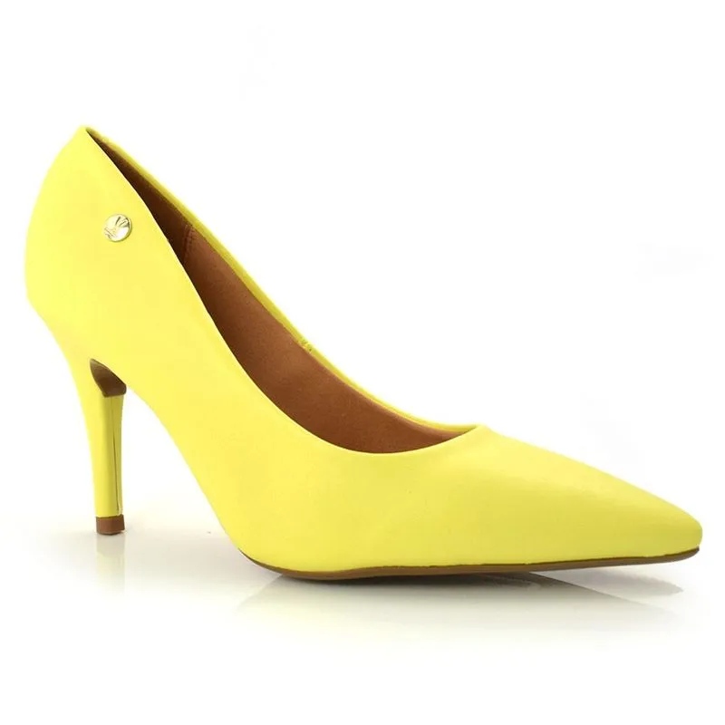 Scarpin de Salto Alto Vizzano Amarelo 11841101-7286 34