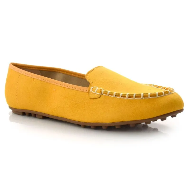 Mocassim Feminino Beira Rio Amarelo 4190208-5881 34
