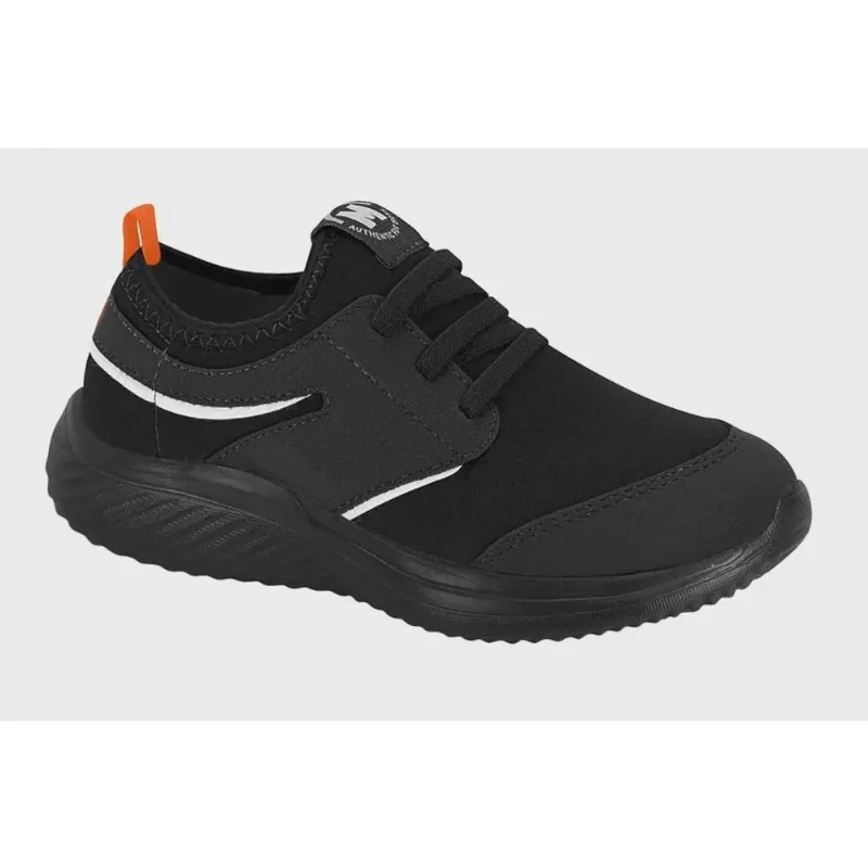 Tênis infantil molekinho neoplex lycra preto 27 ao 36