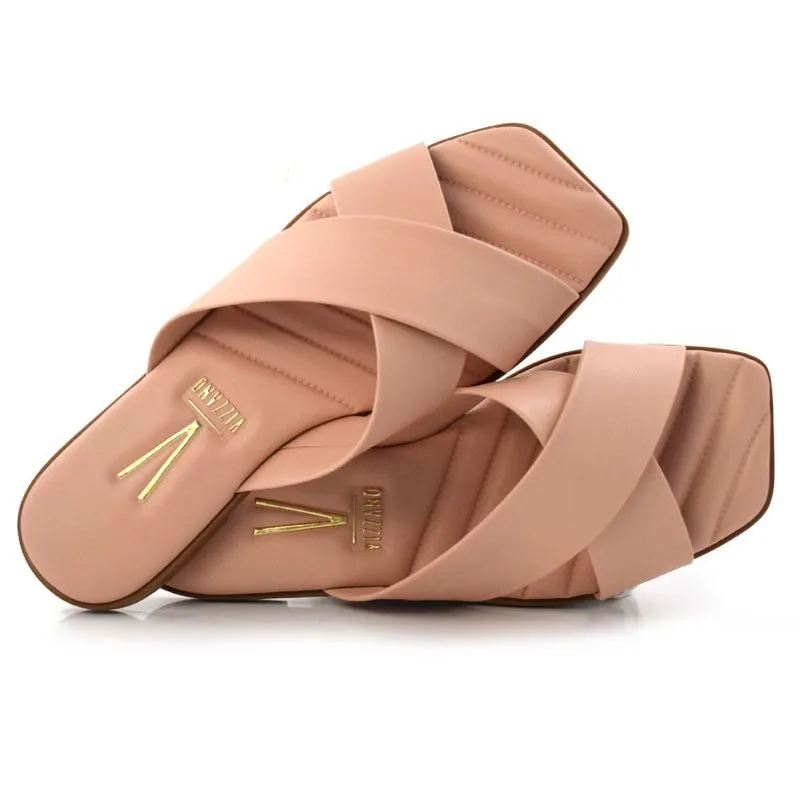 Tamanco Rasteira Feminino Vizzano Rosa 6452205-7286 37