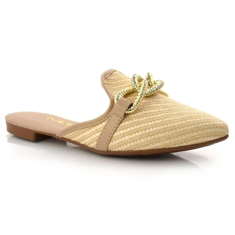 Mule Feminino Beira Rio Creme 4134480-22608 35
