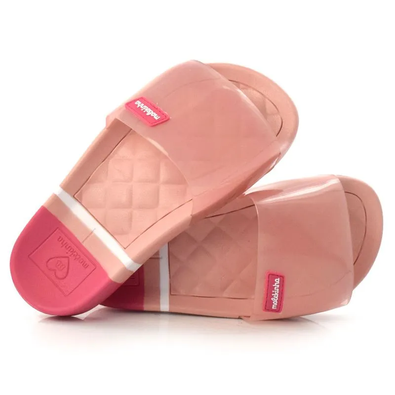 Chinelo Slide Infantil Molekinha Rosa 2311435-1794 33