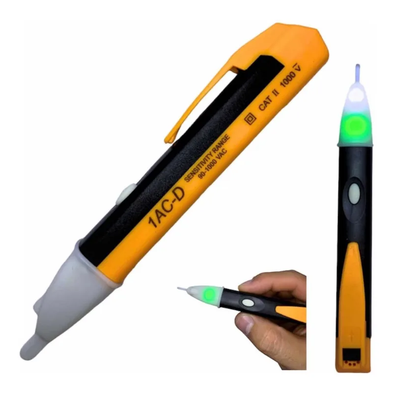 Caneta Detector Tensão Fase Teste Voltagem Bip Sonoro Fio