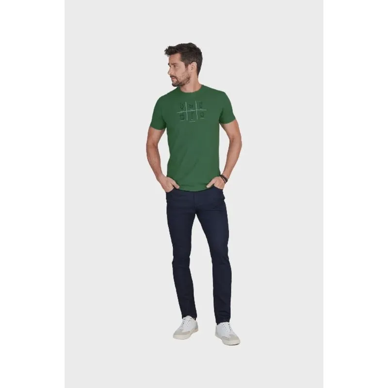 Calça Jeans Lado Avesso Skinny Azul Marinho