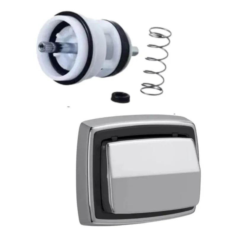 Kit Reparo Válvula Descarga Hydra Max 2550 + Canopla Cromada