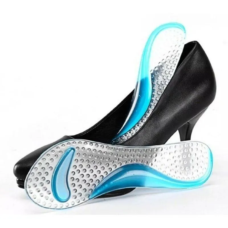 Sto623 Palmilha Gel Feminina Massagem Salto Alto Ortopedica