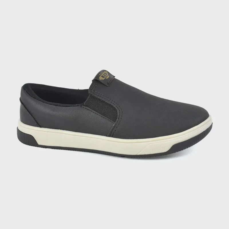 Sapatênis Kidy Firenze Respitec Slip-On Infantil Preto