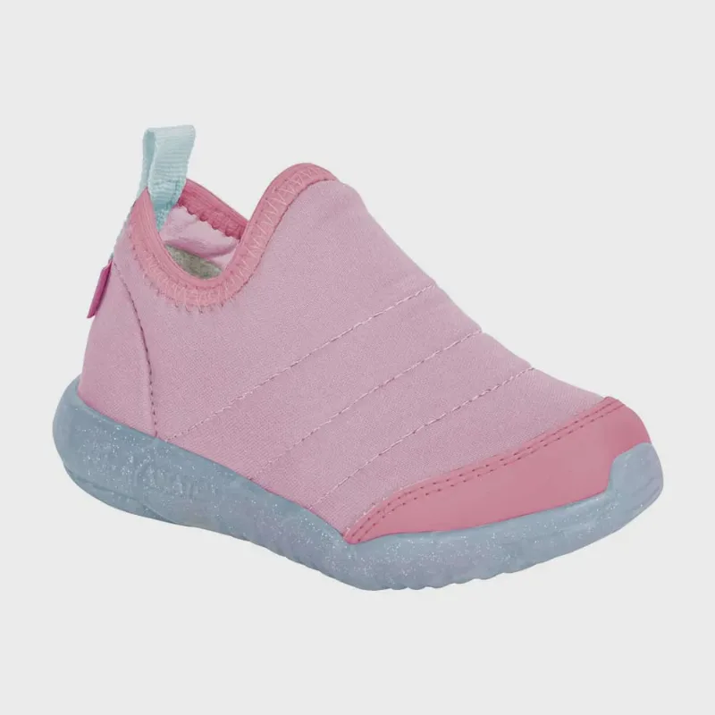 Tênis Infantil Menina LED Flex Light Rosa Azul Kidy 020-1175