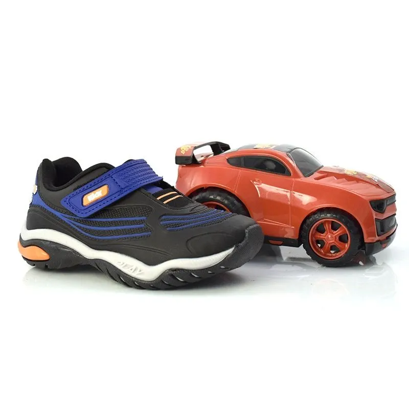 Tênis Infantil Kidy Play com Carrinho Preto 007.0609 28