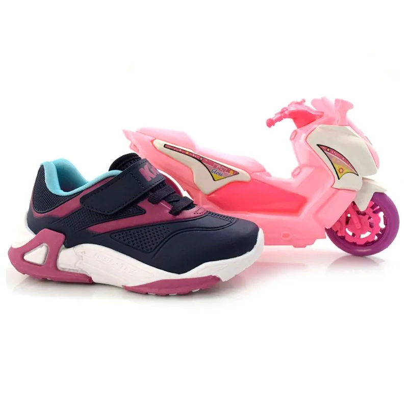 Tênis Infantil Kidy Play + Moto Scooter Azul 007-1633 29