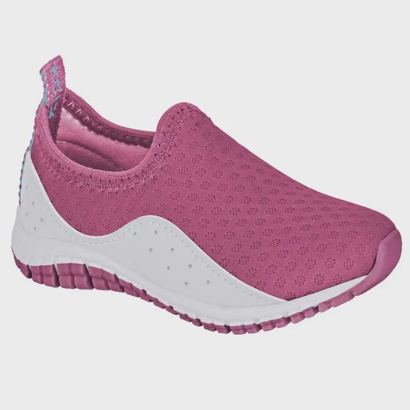 Tênis Meia Infantil Flex Pink Branco Kidy 164-1308-0303